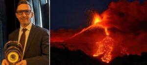 De Etna-uitbarstingsfoto die $200.000 heeft gewonnen bij HIPA 2025