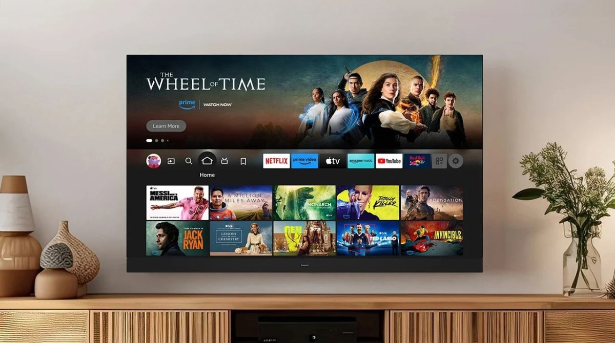 interface Fire TV sur TV Panasonic