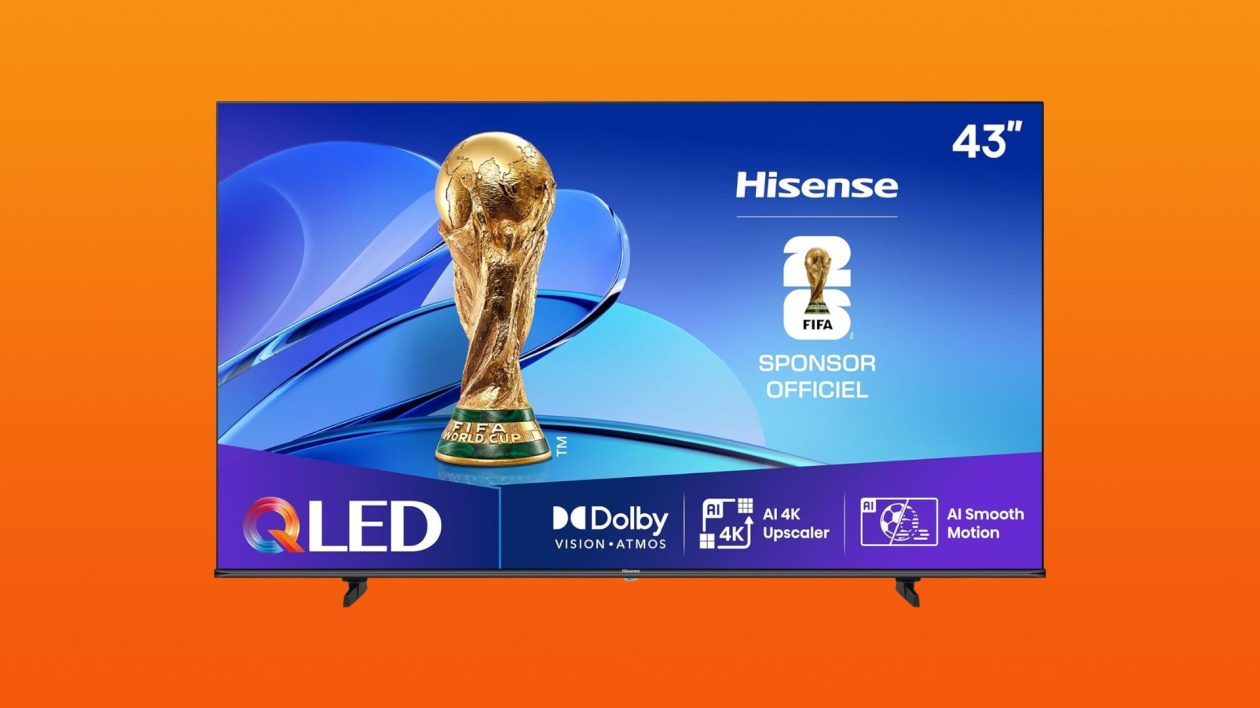 Deze Hisense-televisie met Quantum Dot-technologie onder €270 in 2026