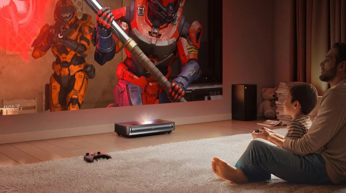 gaming avec le projecteur Hisense PX3