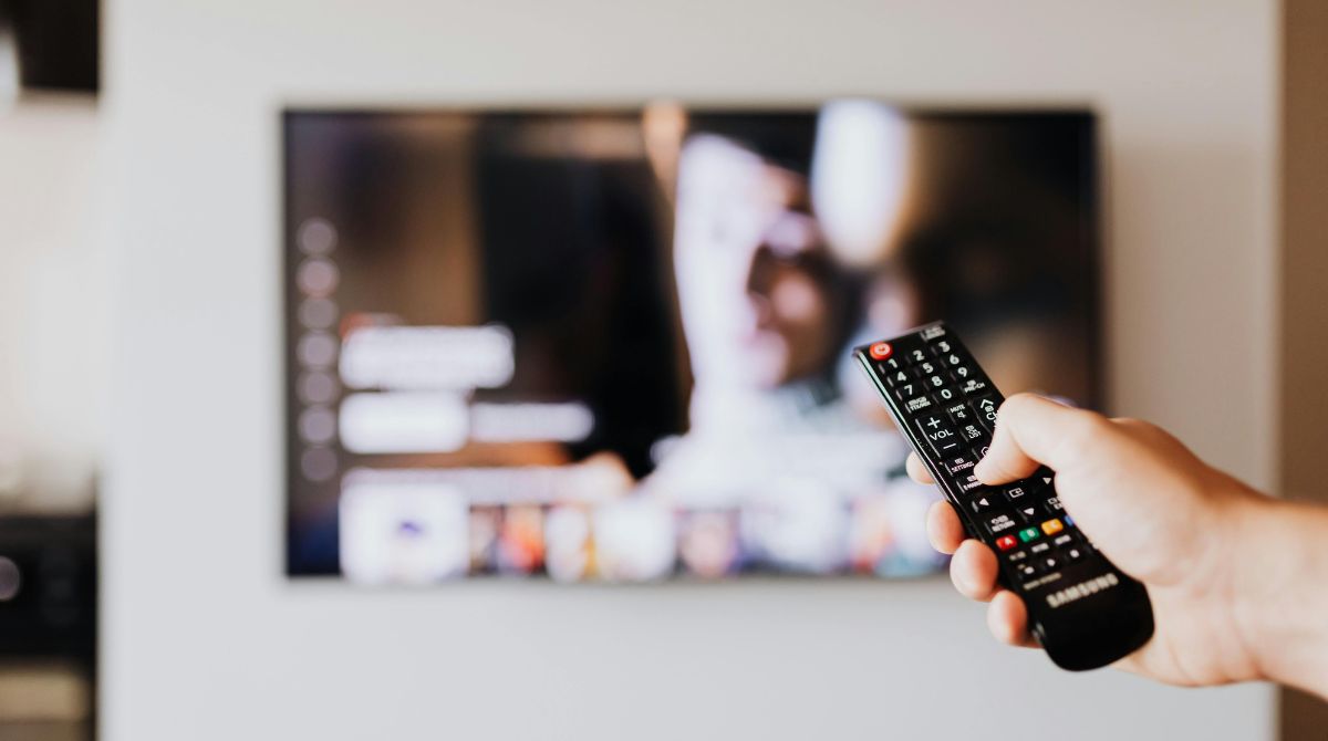 application YouTube sur une interface de Smart TV