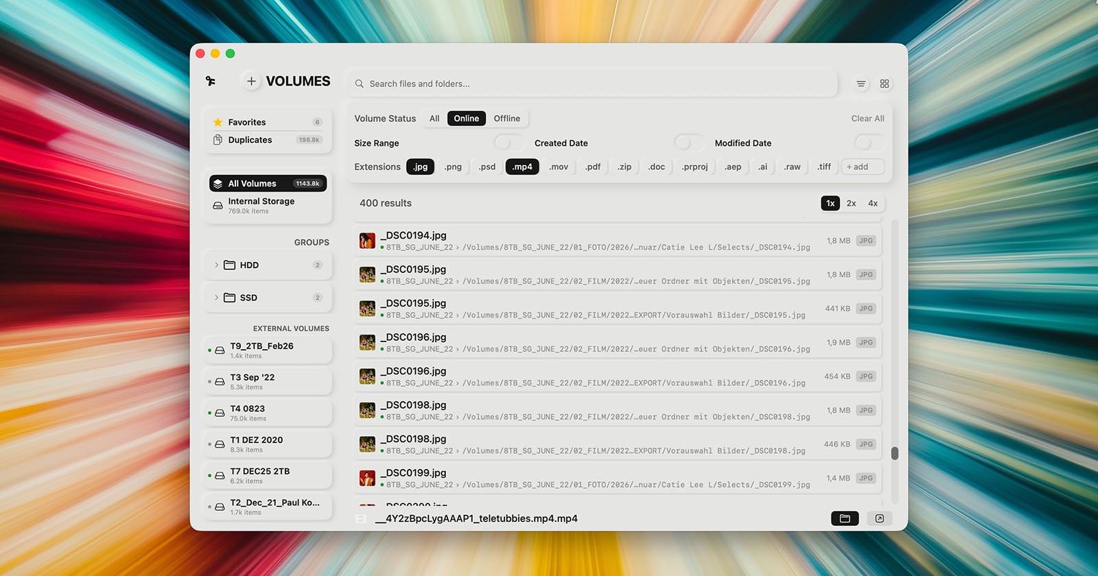 Deze Mac-app vindt foto's ongeacht op welke schijf ze staan