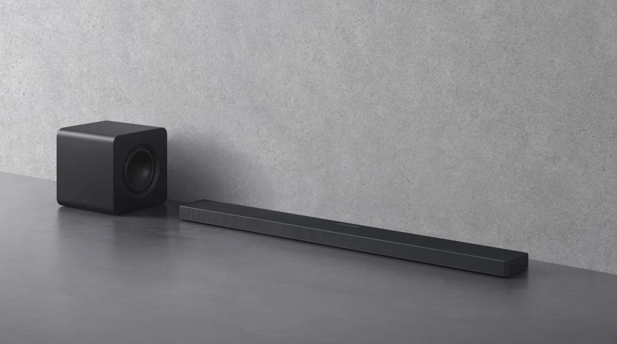 barre de son Samsung HW-QS710F et son caisson de basses