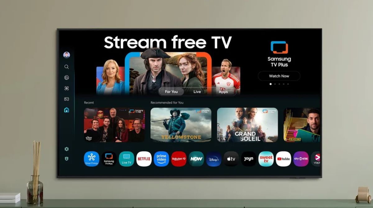 streaming sur la TV Samsung TQ65Q7F4