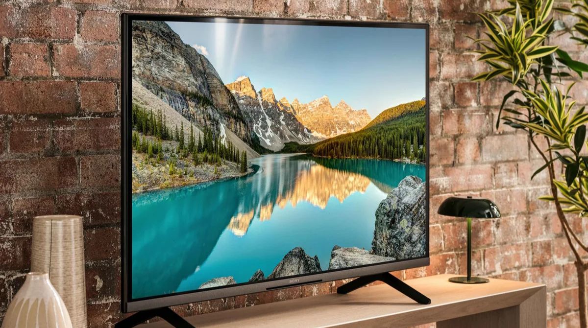 TV Sony 65 Bravia 3 sur un meuble TV