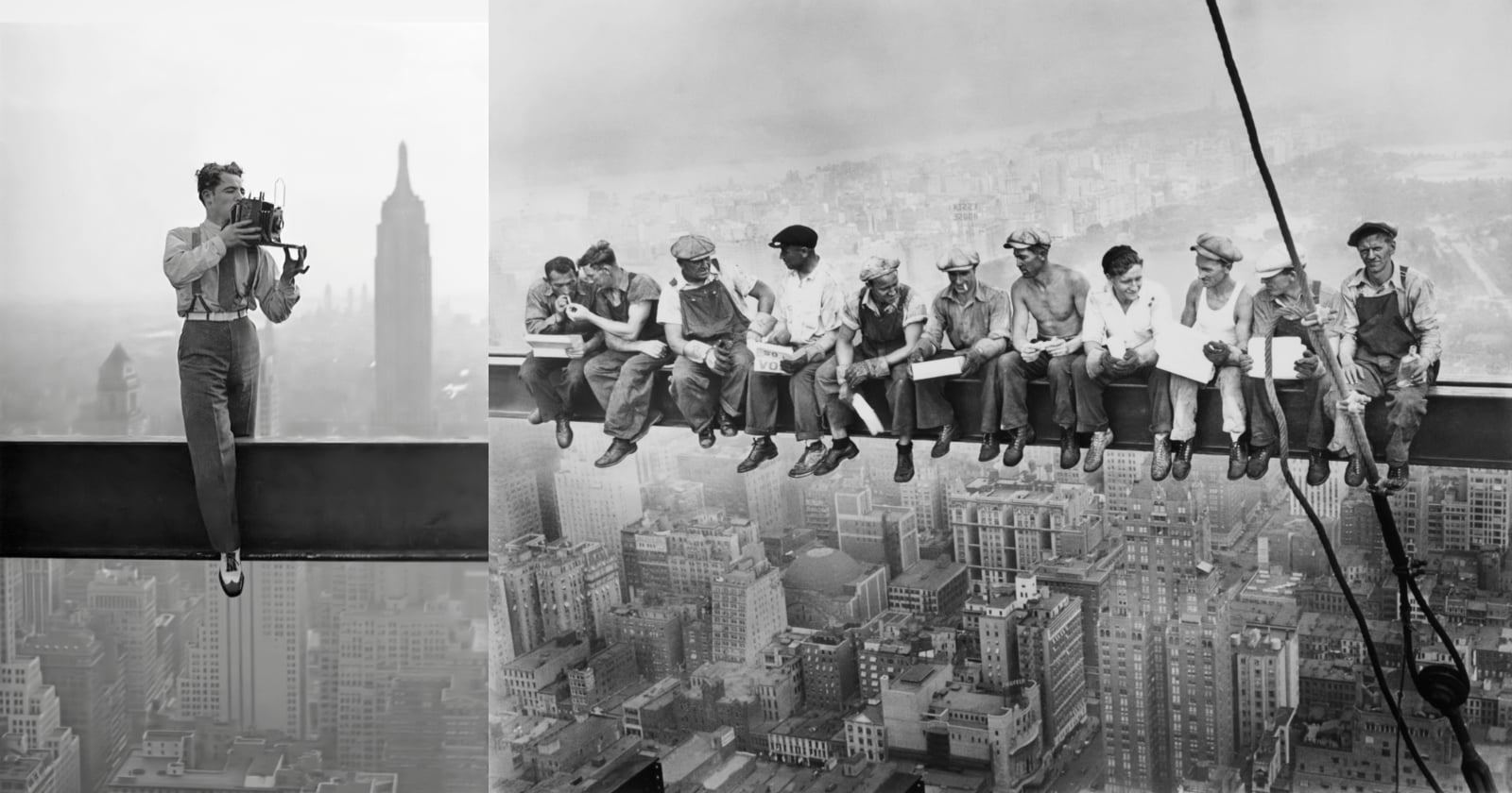 Het blijvende mysterie achter de iconische Amerikaanse foto 'Lunch op een balk'