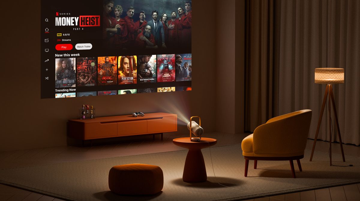 Netflix avec le vidéoprojecteur XGIMI Vibe One
