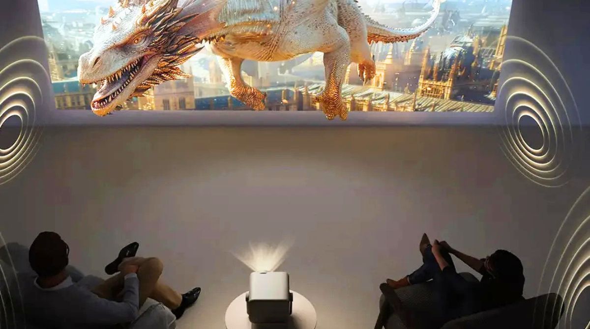 image 3D avec le projecteur Hisense M2 Pro