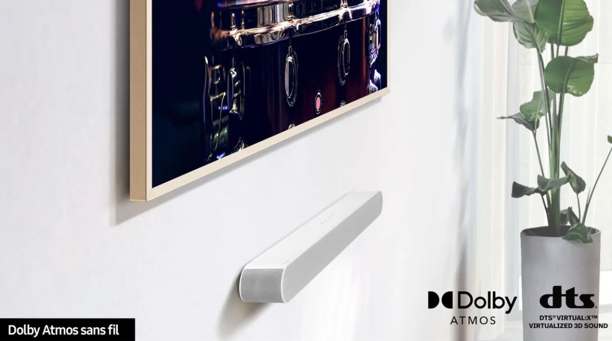 Dolby Atmos sans fil sur la barre de son Samsung HW-S67D