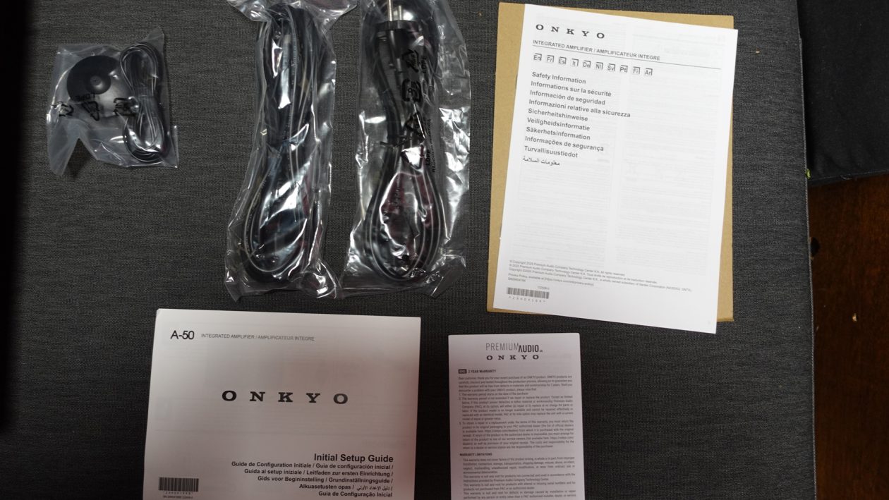 Onkyo Icon A-50 face arrière