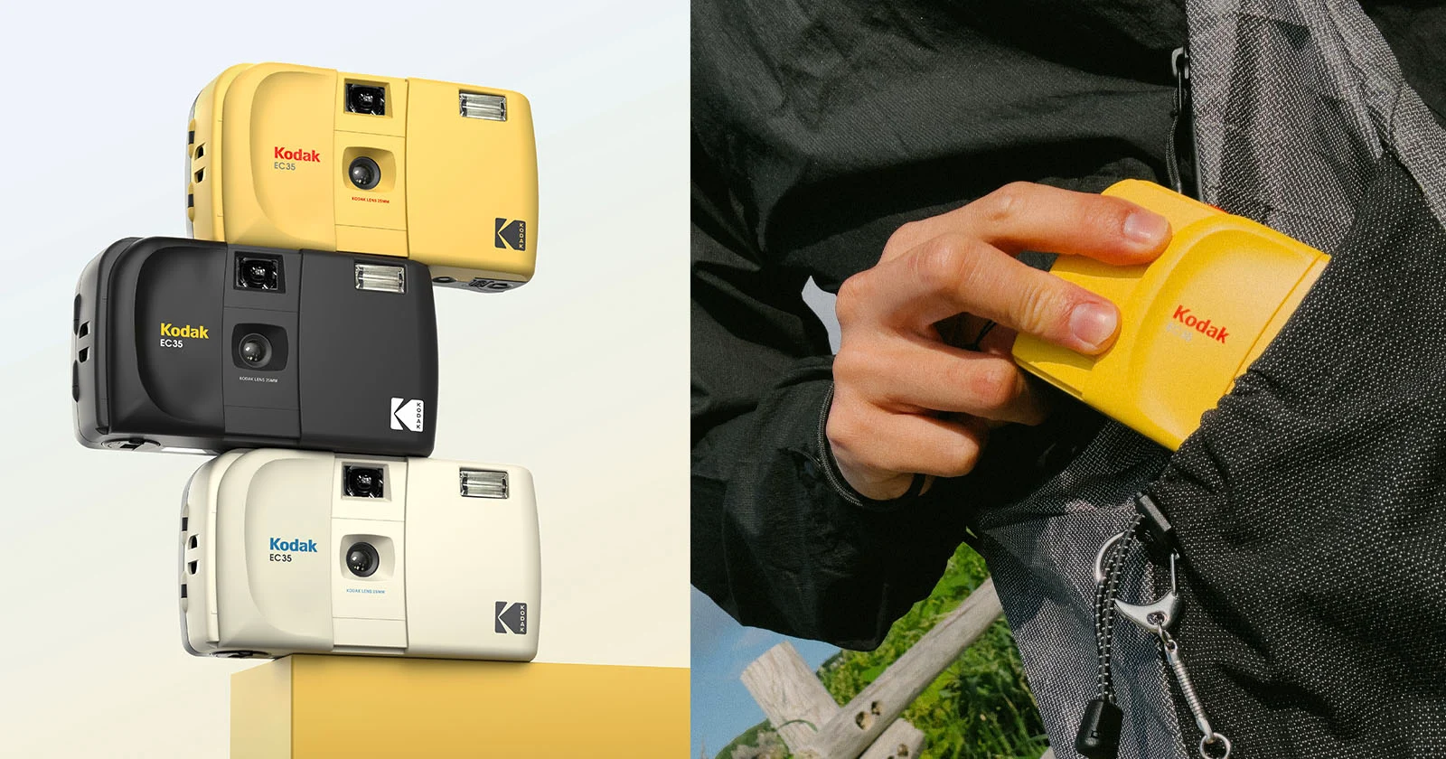 Kodak EC35 35mm-filmcamera brengt iconische schuifkap terug