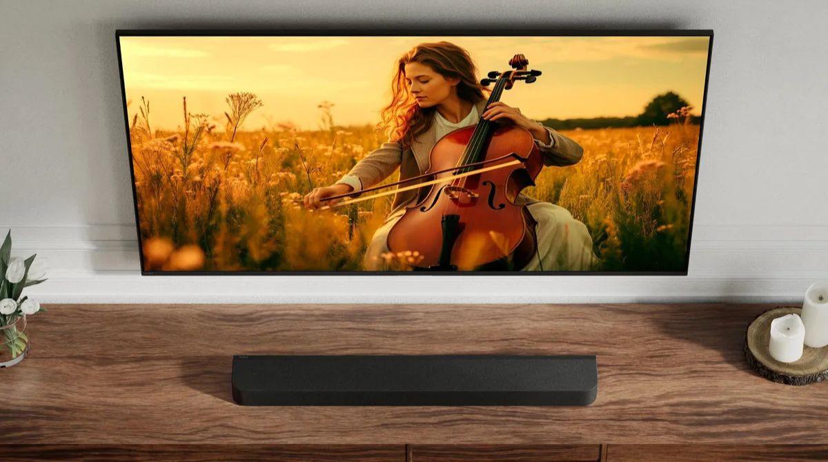 violon sur la barre de son Sony Bravia Theatre Bar 7