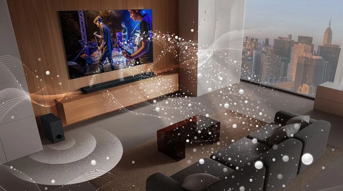 Dolby Atmos et DTS-X avec la barre de son LG S90TY