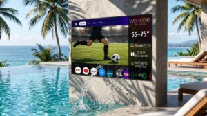 WEMOOVE lanceert een reeks 4K-tv's, ideaal voor het WK voetbal onder fel zonlicht.
