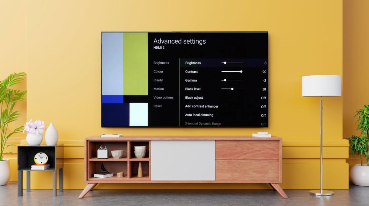 TV Sony dans un salon