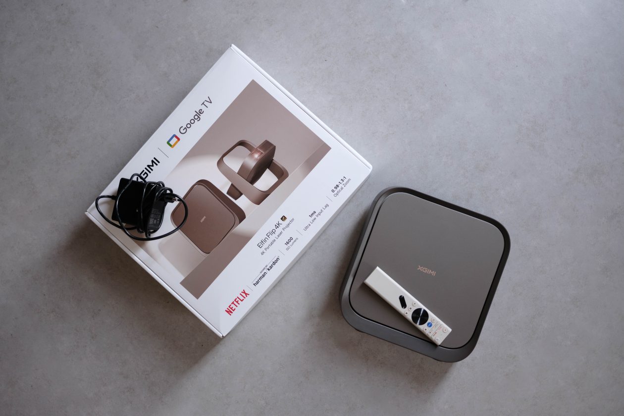 XGIMI Elfin Flip 4K unboxing