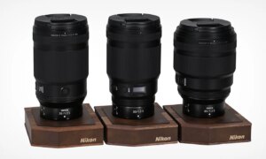 Nikon Nikkor Z Houten Lensstandaard – Exclusief in Japan, Prachtig