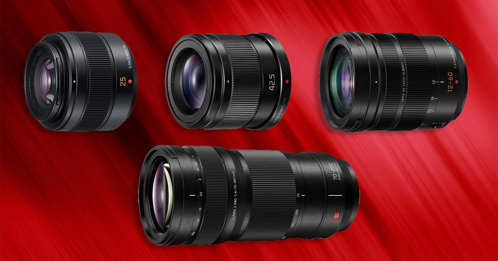 Panasonic vernieuwt vier lenzen, waaronder drie Micro Four Thirds-lenzen