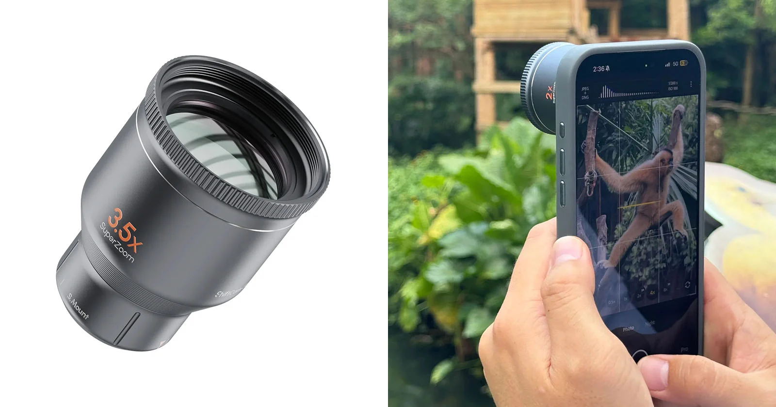 ShiftCam lanceert nieuwe lenzen met 350 mm-equivalente brandpuntsafstand voor iPhone