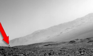 Buitenaardse kwal of camerafout? Experts debatteren over vreemde foto op Mars