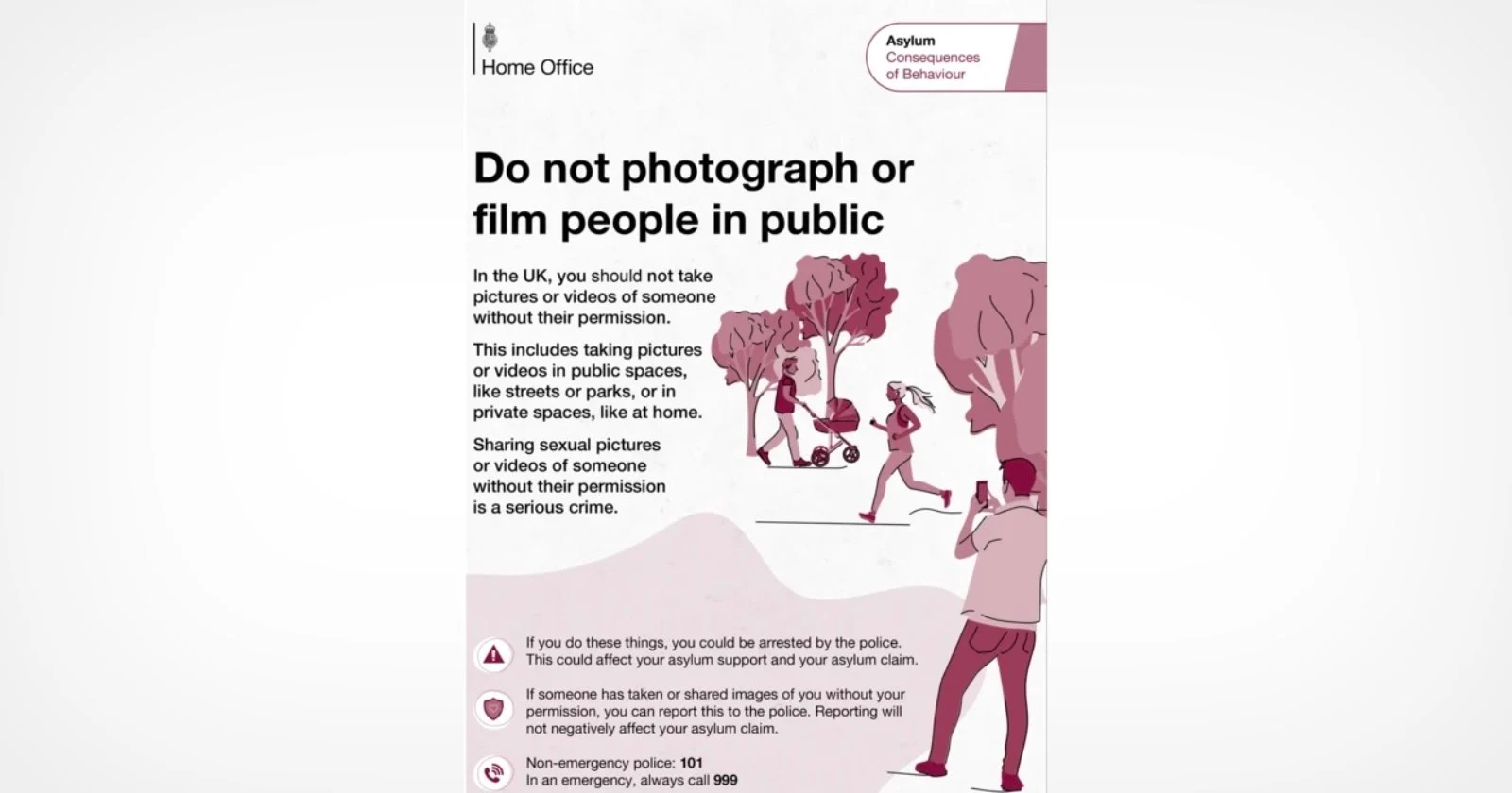 Verenigd Koninkrijk publiceert misleidende richtlijnen: fotografen kunnen gearresteerd worden voor het maken van foto's in het openbaar.