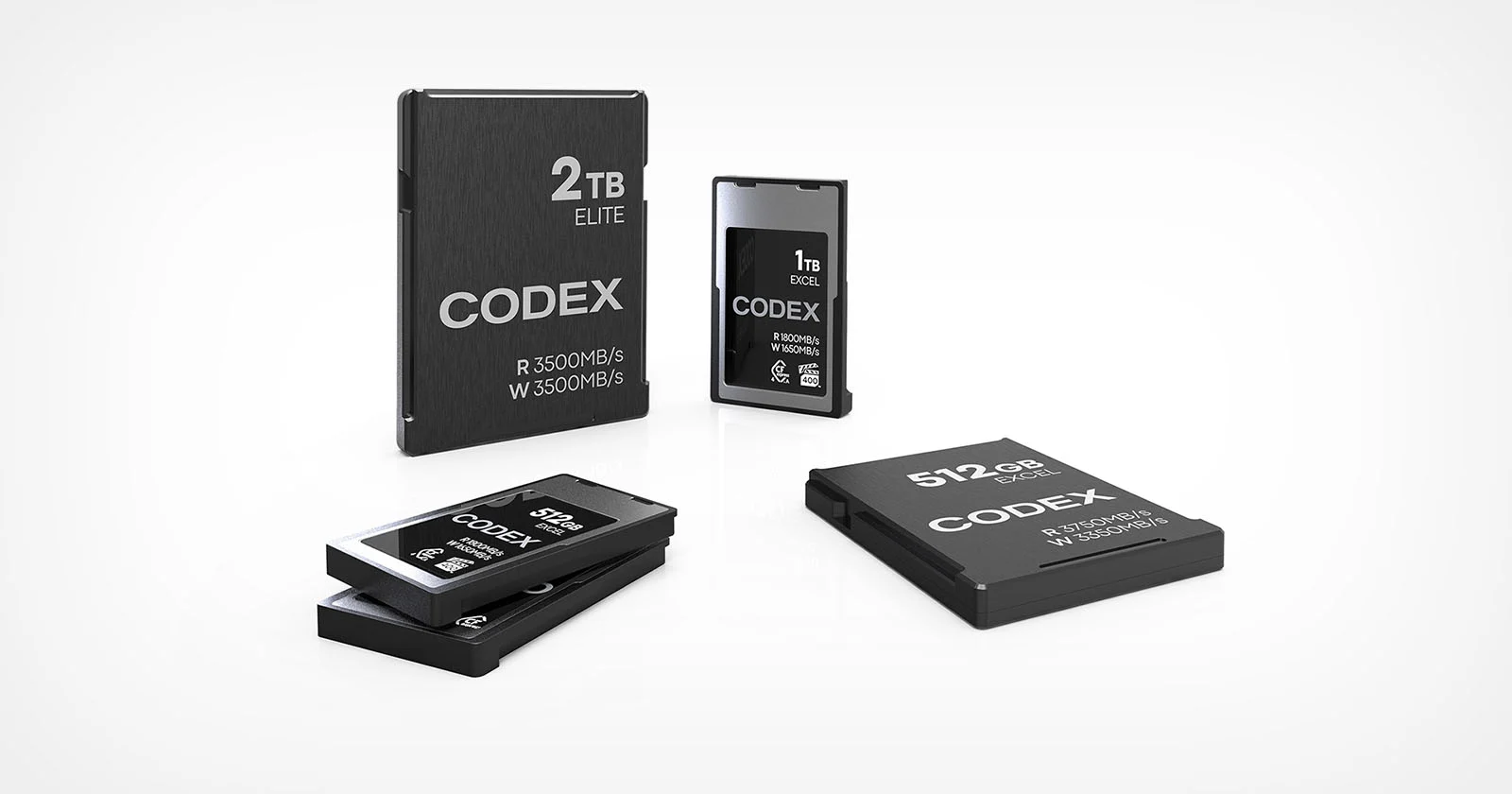 Codex lanceert zijn eerste CFexpress-geheugenkaarten voor high-end cinema