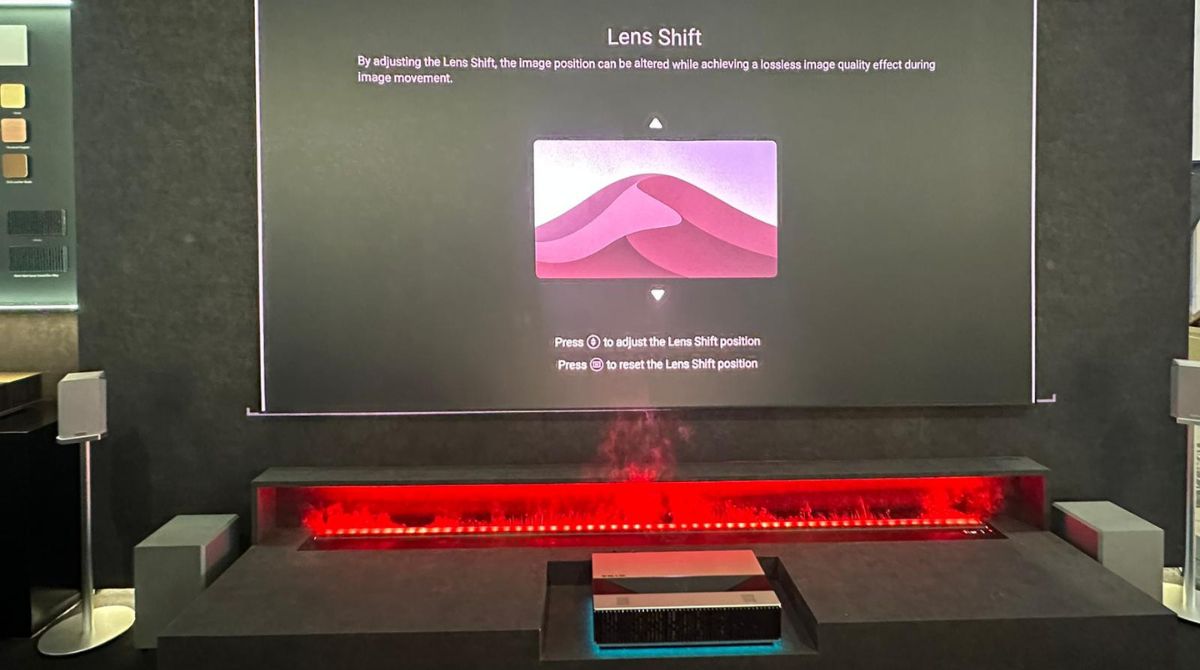 Lens shift sur l'AWOL Vision LuxVision