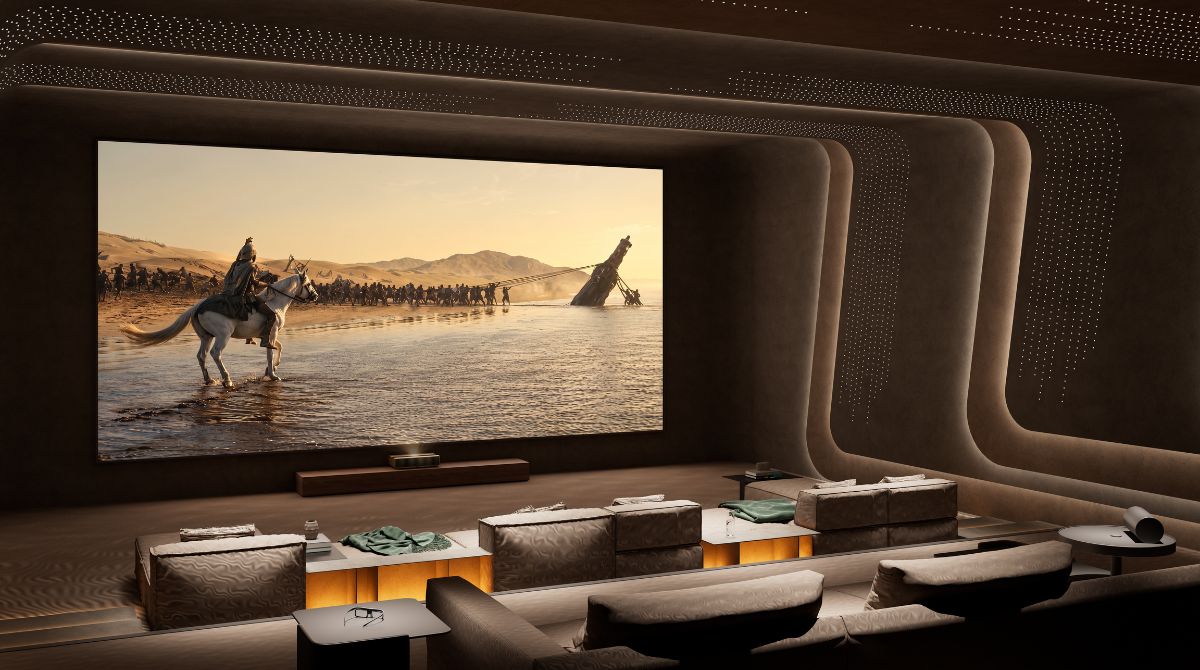 AWOL Vision LuxVision dans une salle de ciné