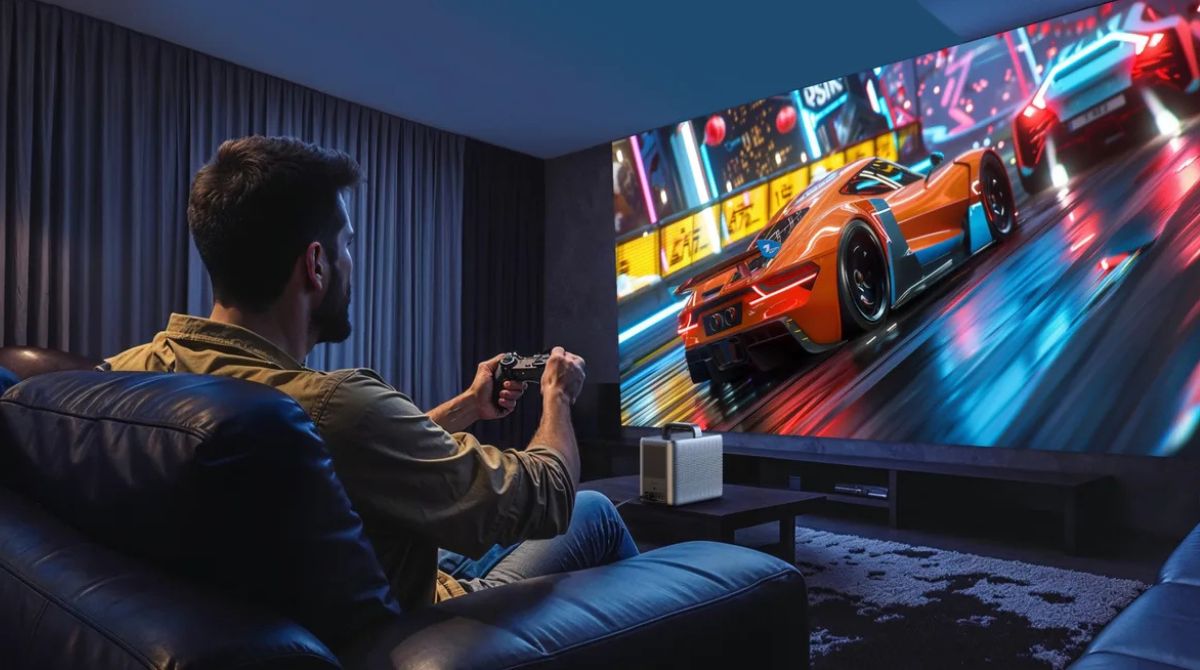 gaming avec le Nebula Cosmos 4K SE