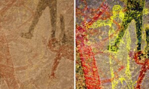 NASA-fotobewerkingsmethode voor Marsonderzoek heeft op aarde oude kunst ontdekt.