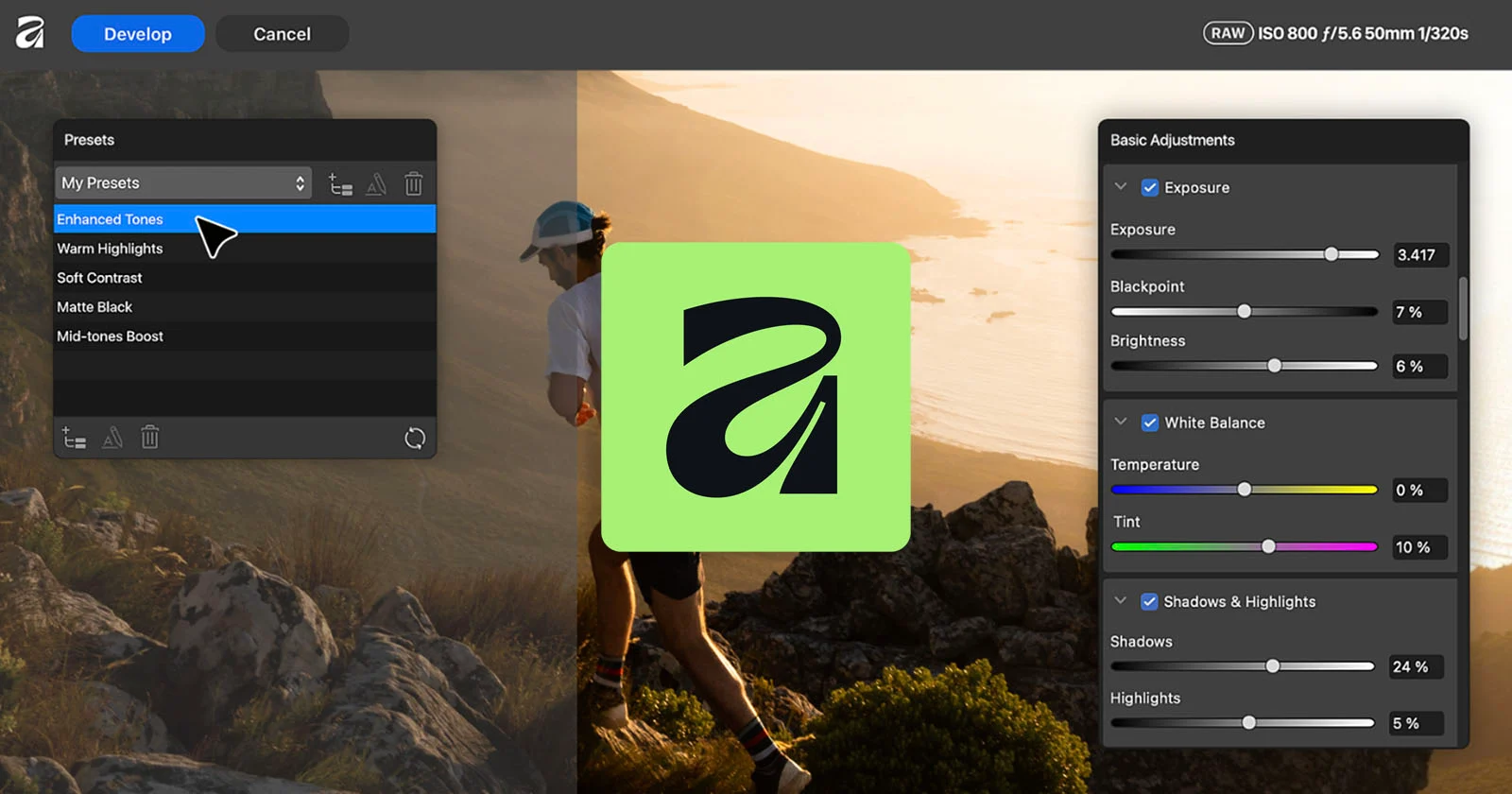 Affinity 3.3 versterkt de RAW-fotobewerking van de gratis app