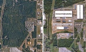 Voor- en na-foto’s laten zien hoe datacenters in de VS als paddenstoelen uit de grond schieten