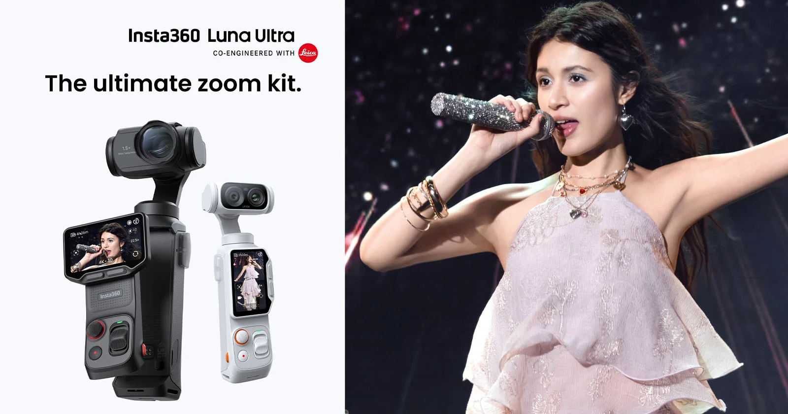 Nieuw teleobjectief voor de Insta360 Luna Ultra biedt een 450 mm zoom