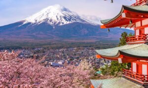 Deze fotograaf woont bovenop Mount Fuji