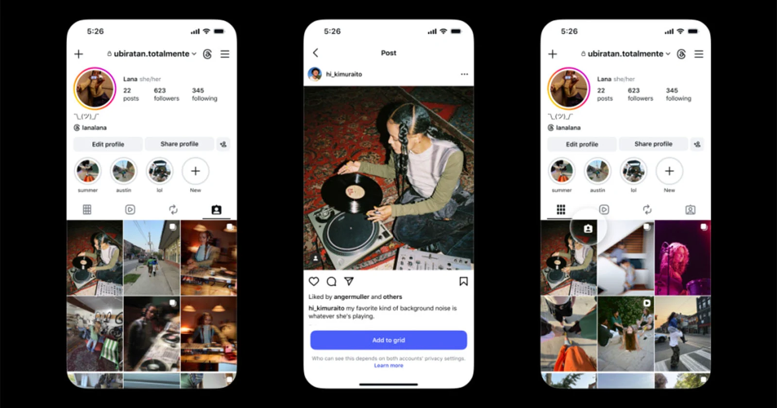 Instagram laat je grid verder personaliseren met getagde berichten