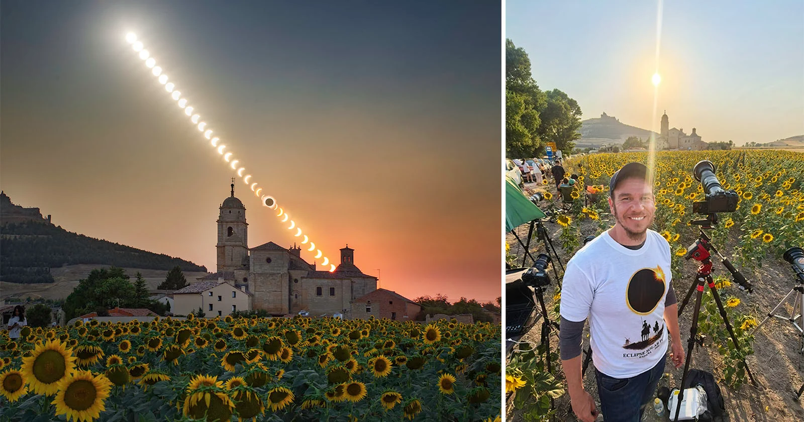 Totale zonsverduistering: fotograaf noemt het een van de hoogtepunten uit zijn leven