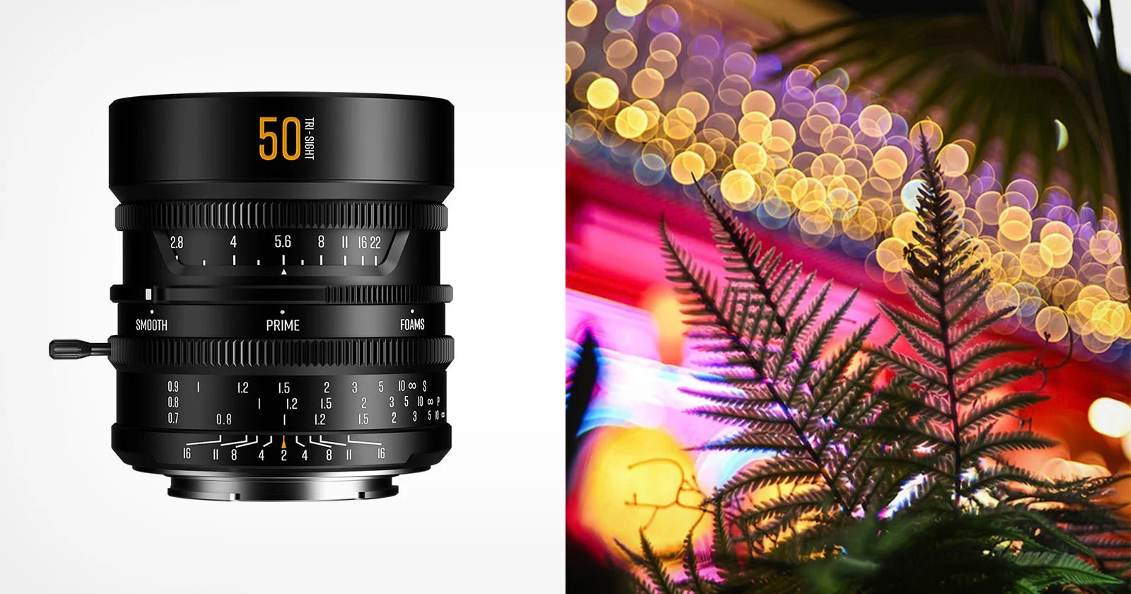 Brightin Star's Wild 50mm f/2 Tri-Sight met instelbare bokeh nu verkrijgbaar