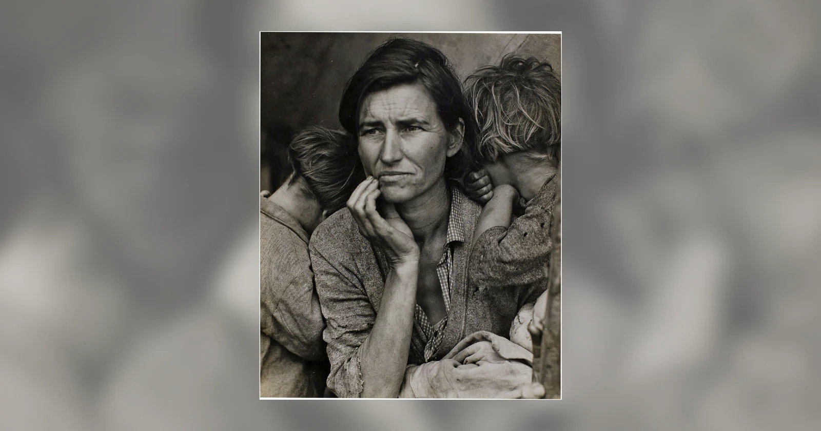 Vroege afdruk van Migrant Mother door Dorothea Lange gewaardeerd op $150.000