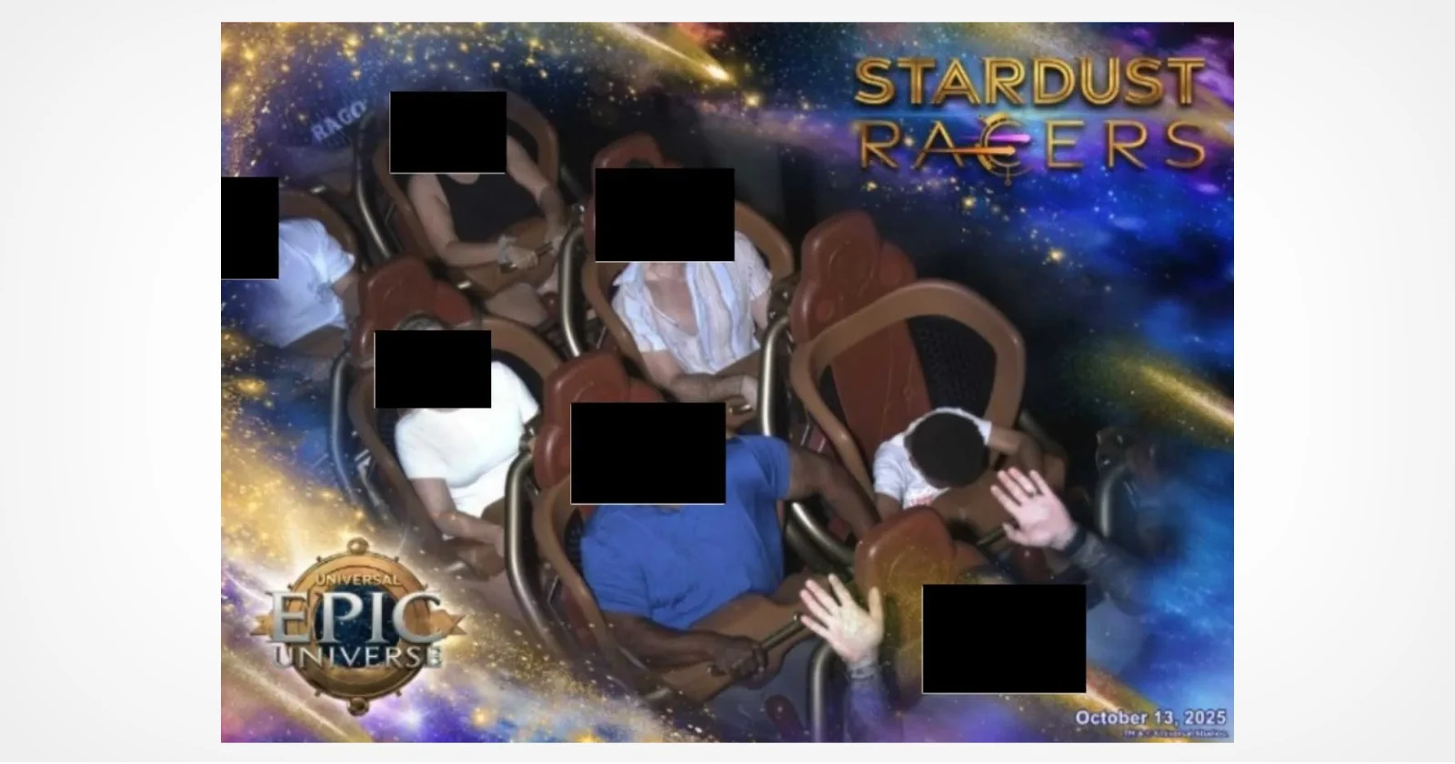 Moeder klaagt Universal Orlando aan wegens foto van zoon die bewusteloos was tijdens achtbaanrit