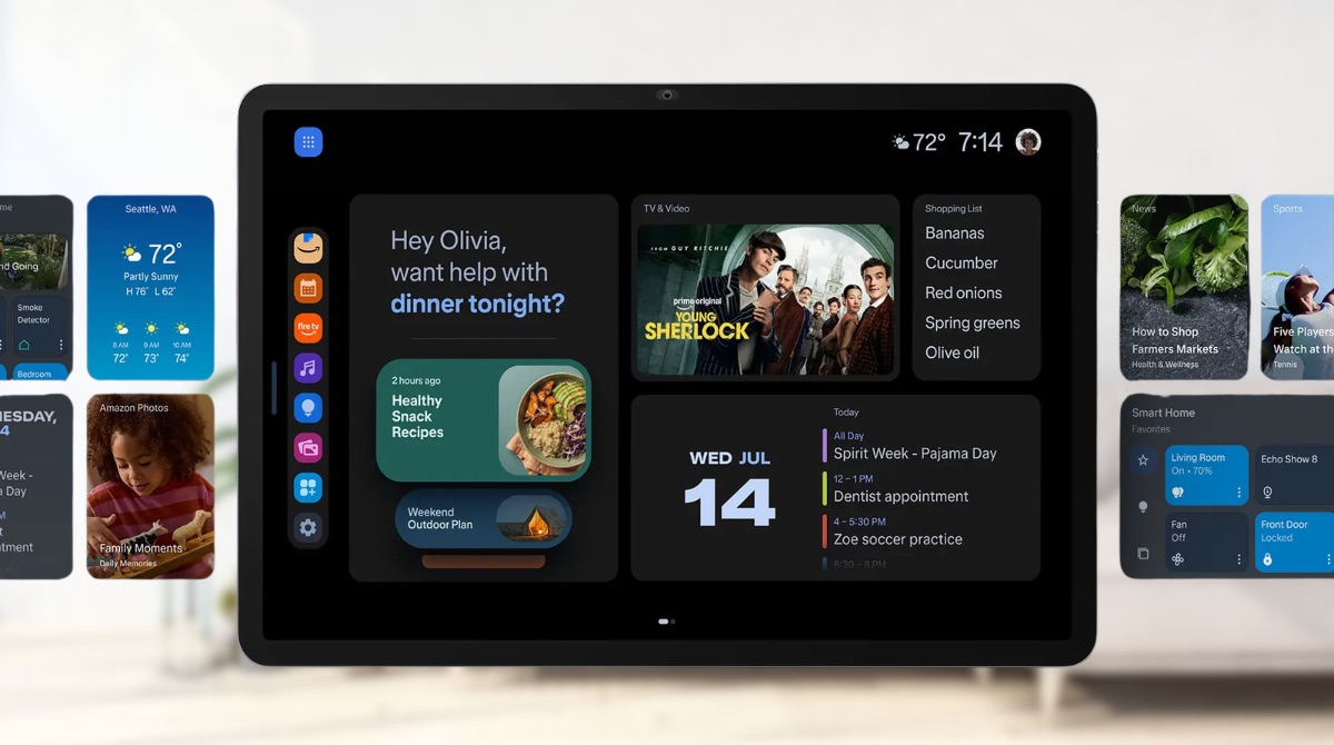 interface Amazon Echo Show 16