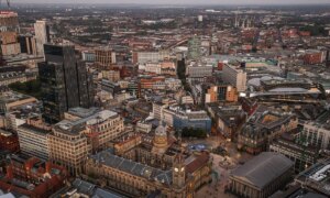 Birmingham-stadsbestuur uit het VK plaatst foto van de verkeerde Birmingham