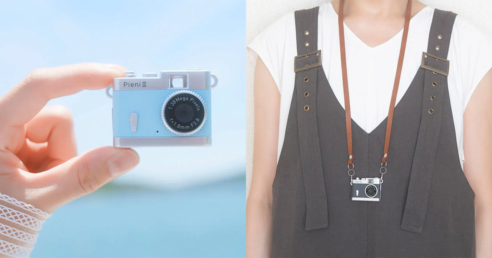 Deze absurde, schattige 1-MP digitale camera voor $38 kan gedragen worden als sieraad