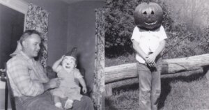 Deze griezelige Halloweenfoto's dateren uit het midden van de twintigste eeuw