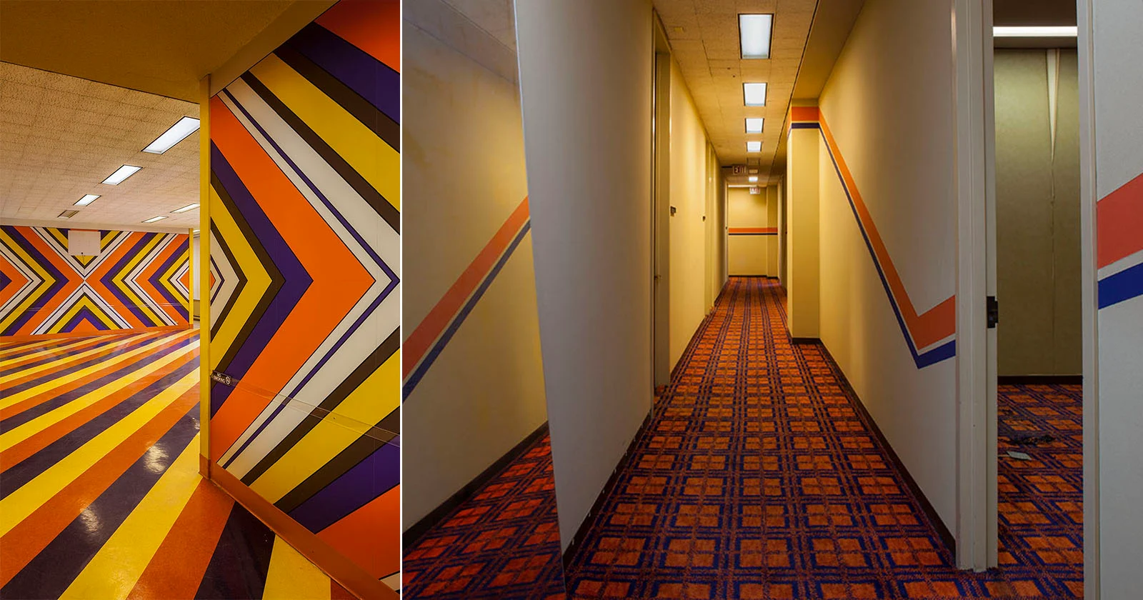 In het eerste door zwarte eigenaren beheerde gebouw in Chicago lijkt het op beelden uit 'The Shining'.